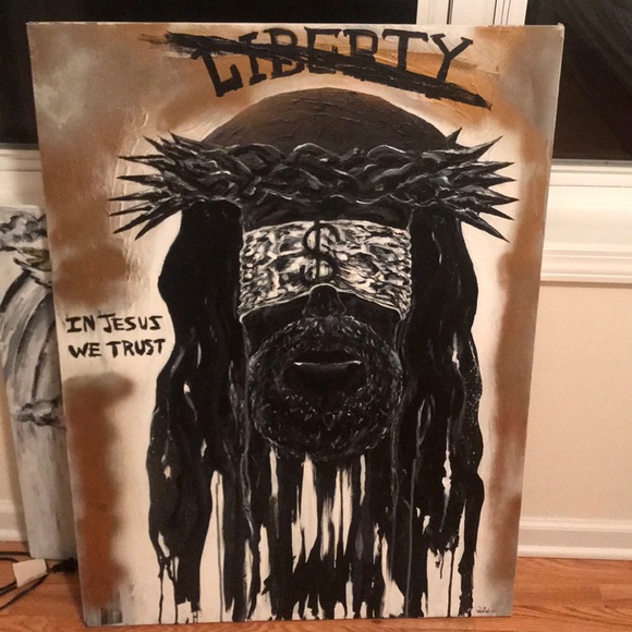 One of a kind painting by @resurrectbynight - Picture 1 of 1
